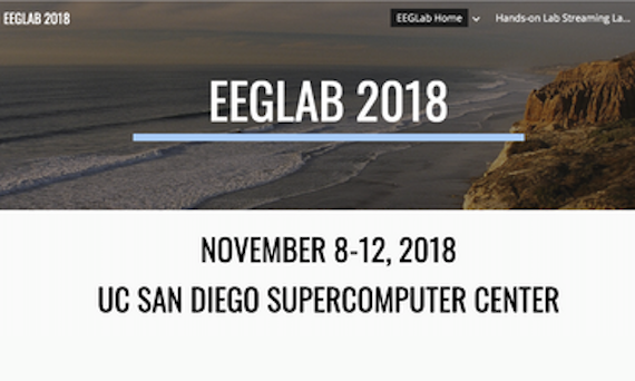 Presenting & hosting workshops at the EEGLAB 2018 Workshop held at UCSD